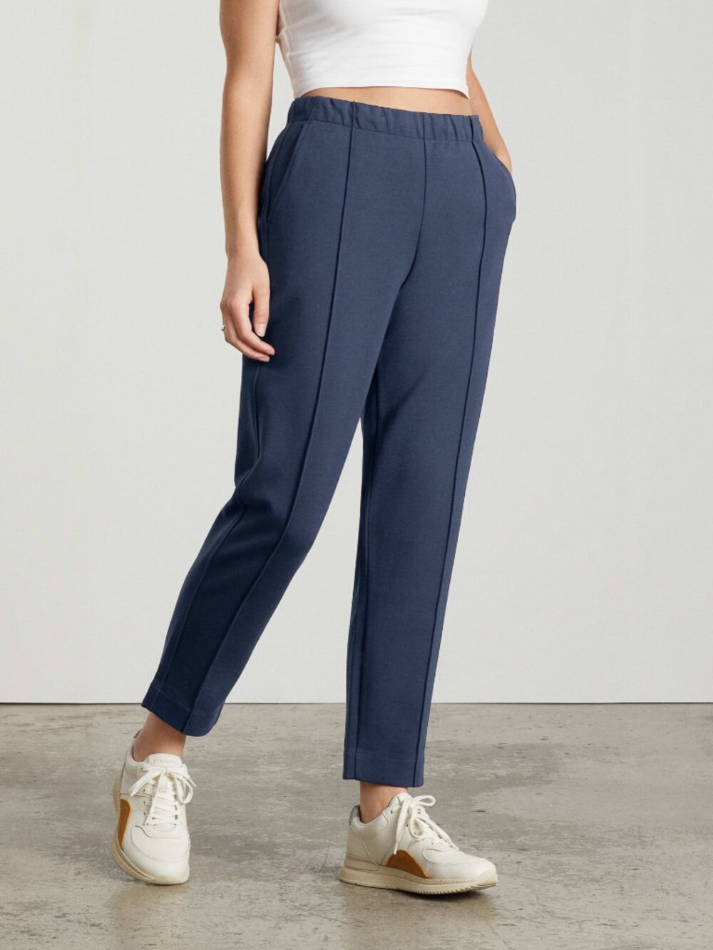 Everlane Navy Straight Leg Pants